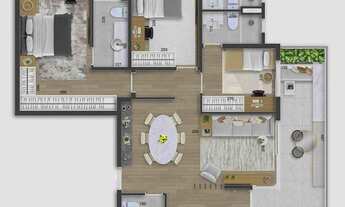 Imagem 4: On The Park | Construtora CNL | Construção | 94 metros | 03 suítes | varanda gourmet