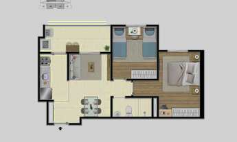 Imagem 4: Mirage Mogi Moderno | Construtora CAC | Construção | 48 metros | 02 dormitórios