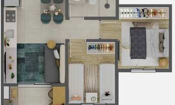 Imagem 4: Selleto São Miguel | Construtora Hoga | Construção | 40 metros | 02 dormitórios