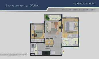 Imagem 4: Next Guarulhos | Construtora Cury | Construção | 38 metros | 02 dormitórios