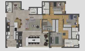 Imagem 5: Mooca Cittá Milano | Construtora Eztec | Construção | 135 metros | 04 dormitórios