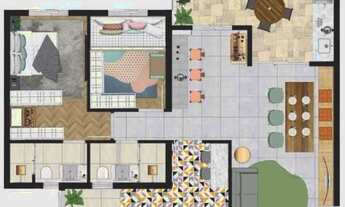 Imagem 5: Arken Edifício Volt | Construtora Vegus | Pronto | 83 metros | 03 dormitórios | suíte