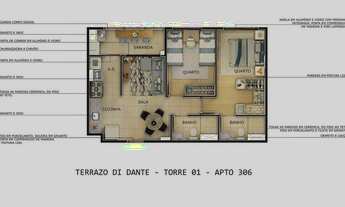 Imagem 4: Terrazo Di Dante | Construtora MRV | Construção | 55 metros | 02 dormitórios | suíte