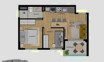 Imagem 4: Up Select Vila Sônia | Construtora Ampla | Construção | 37 metros | 02 dormitórios