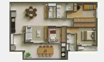 Imagem 5: Nova Villa Matilde | Construtora JSG | Construção | 90 metros | 03 dormitórios | suíte