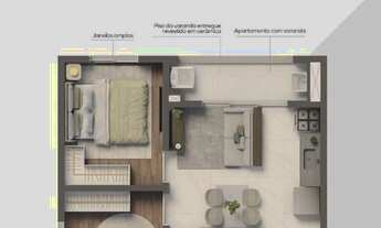 Imagem 4: Grand Vivaz Penha | Construtora Vivaz | Lançamento | 35 metros | 02 dormitórios