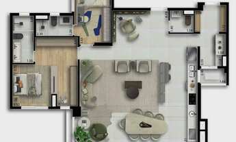 Imagem 5: Essence Vila Yara | Construtora Dubai | Construção | 117 metros | 03 suítes