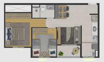 Imagem 4: Start Joy | Construtora Plano & Plano | Construção | 51 metros | 02 dormitórios