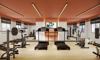 Imagem 6: Mérito Barra Funda Construtora Cury Construção 45 metros 02 dormitórios suíte