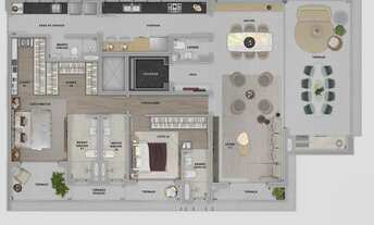 Imagem 5: Brisea Moema | Construtora Somattos | Construção | 174 metros | 03 suítes