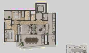 Imagem 4: Mandarin The Legend | Construtora Cyrela | Construção | 114 metros | 03 dormitórios