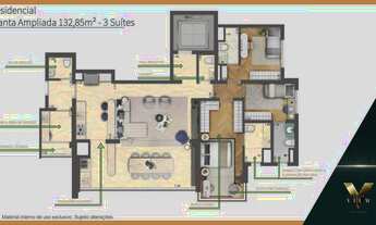 Imagem 5: Green View Residence | Construtora Lavvi | Construção | 132 metros | 03 suítes