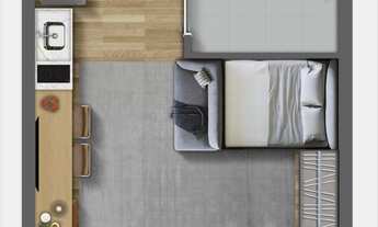 Imagem 5: Monumental Residencial Conx | Construção | 29 metros | Studios com varanda