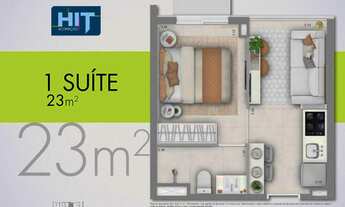 Imagem 4: Hit Aclimação | Construtora Costa Hirota | Pronto | 23 metros | 01 suíte