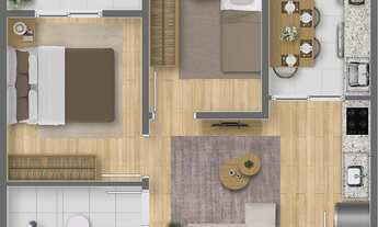 Imagem 4: Maskan Estação Dom Bosco Construtora Maskan Construção 35 metros 02 dormitórios