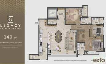 Imagem 4: Legacy Guedala By Exto | Construtora Exto | Construção | 140 metros | 04 dormitórios