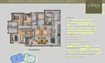 Imagem 4: Reserva Cortês Perdizes Construtora Namour Construção 148 metros 04 dormitórios