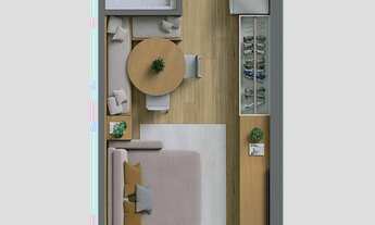 Imagem 7: Lumine Smart Apartaments Construtora OR Construção 27 metros studios com varanda