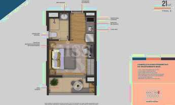 Imagem 4: Mod Pinheiros | Construtora Niss | Construção | 21 metros | Studios com varanda