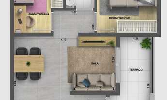 Imagem 5: Mérito Belenzinho | Construtora Cury | Construção | 42 metros | 02 dormitórios