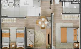 Imagem 5: HM Smart Marques | Construtora HM | Lançamento | 36 metros | 02 dormitórios