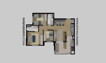 Imagem 4: Gran Sky Vila Carrão | Construtora Econ | Construção | 68 metros | 03 dormitórios