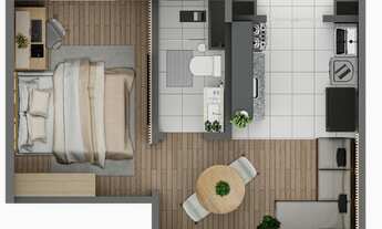 Imagem 4: Street Art | Construtora Callabrez | Construção | 26 metros | 01 dormitório