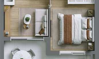 Imagem 4: Ryt Paulista Construtora OR SP Construção 39 metros 02 dormitórios com varanda