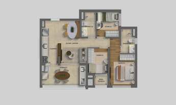 Imagem 5: Mooca Smart Space | Construtora Diálogo | Lançamento | 66 metros | 03 dormitórios