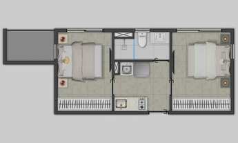 Imagem 4: Artz Pinheiros | Construtora Artz | Construção | 34 metros | 02 dormitórios