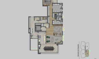 Imagem 6: Lis Moema | Construtora Cyrela | Construção | 174 metros 3 suítes | varanda gourmet