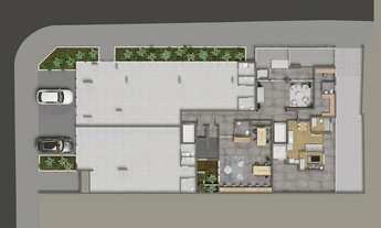 Imagem 2: Praça Vigário Construtora RHF Construção 44 metros 02 dormitórios com varanda