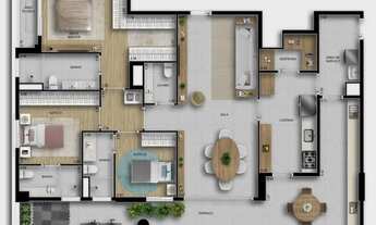 Imagem 5: Residencial Riserva | Construtora Tarjab | Construção | 150 metros | 03 suítes