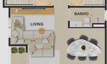 Imagem 5: Sol Clube Maia | Construtora Sol | Construção | 58 metros | 03 dormitórios | varanda