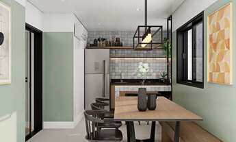 Imagem 6: Edifício Mio 25 Construtora Barão de Barros Pronto 28 metros studios com varanda