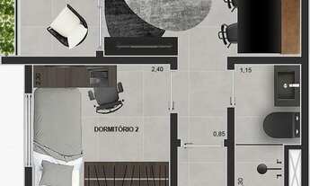 Imagem 5: Joy Vila Matilde Construtora Yonder Lançamento 48 metros 02 dormitórios suíte