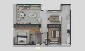 Imagem 4: Naara Higienópolis | Construtora Think | Lançamento | 102 metros | 02 dormitórios