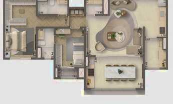 Imagem 5: The Residence Brooklin By Living | Construção | 88 metros | 03 dormitórios | suíte