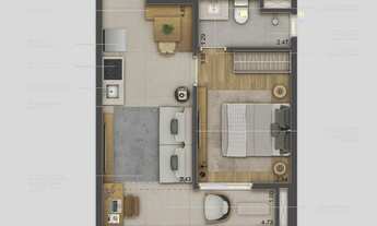 Imagem 4: Haus Mitre Station Moema | Construtora Mitre | Lançamento | 35 metros | 01 suíte