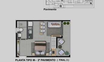Imagem 5: Scene Vila Mariana | Construtora Montrecon | Construção | 35 metros | 01 dormitório