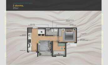 Imagem 4: Line Barra Funda | Construtora Riva | Construção | 37 metros | 02 dormitórios