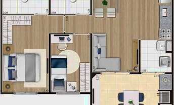 Imagem 4: Vision Campestre | Construtora Econ | Construção | 67 metros | 03 dormitórios | suíte