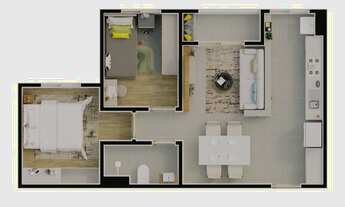 Imagem 5: Sou Mais Suzano | Construtora Sousa Araújo | Lançamento | 46 metros | 02 dormitórios