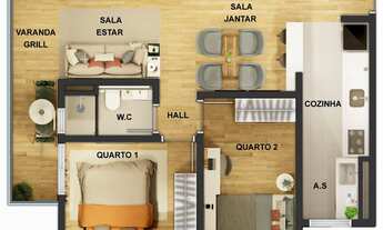 Imagem 5: Infinity Baeta Neves | Construtora Art | Pronto | 56 metros 2 dormitórios | varanda