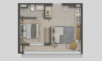 Imagem 4: Haus Mitre Station Moema | Construtora Mitre | Lançamento | 31 metros | 01 suíte