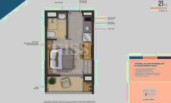 Imagem 5: Mod Pinheiros | Construtora Niss | Construção | 21 metros | Studios com varanda