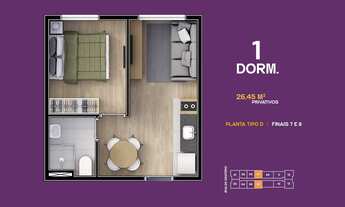 Imagem 4: Smart House Mooca | Construtora MJS | Construção | 26 metros | 01 dormitório