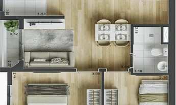 Imagem 5: Rangel Brás | Construtora Econ | Construção | 39 metros | 02 dormitórios | com varanda