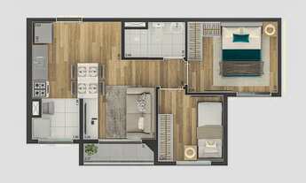Imagem 4: Link Sapopemba | Construtora Econ | Construção | 37 metros | 02 dormitórios