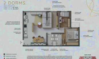 Imagem 4: Signature Barra Funda Residence Riva | Construção | 58 metros | 03 dormitórios | suíte